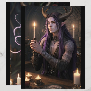 Lámina Doble impresión de magia de vela