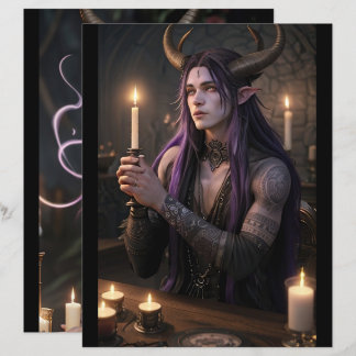 Lámina Doble impresión de magia de vela