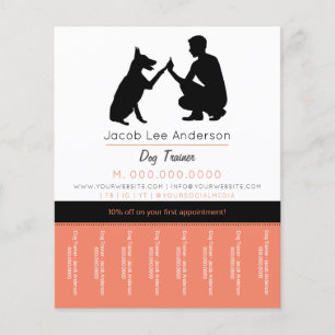 Lámina Dog trainer