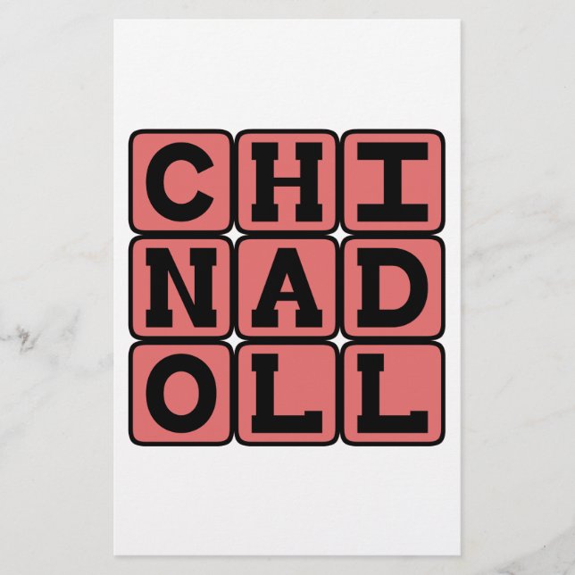 Lámina Dólar chino, porcelana glaseada (Anverso)