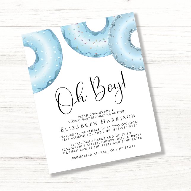 Lámina Dólares azules de presupuesto Oh niño Invitación a (Subido por el creador)