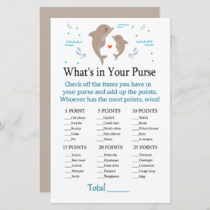 Lámina Dolphin ¿Qué hay en tu bolso?