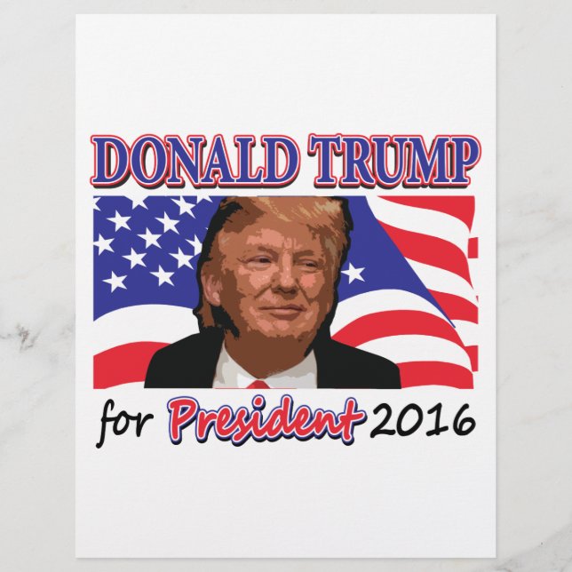 Lámina Donald Trump (Anverso)