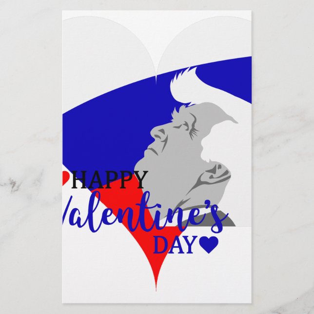 Lámina donald trump valentine (Anverso)