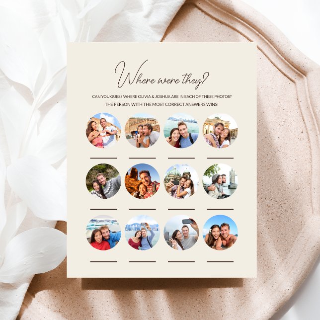 Lámina Dónde Estaban 12 Juegos De Participación De Bodas  (Subido por el creador)