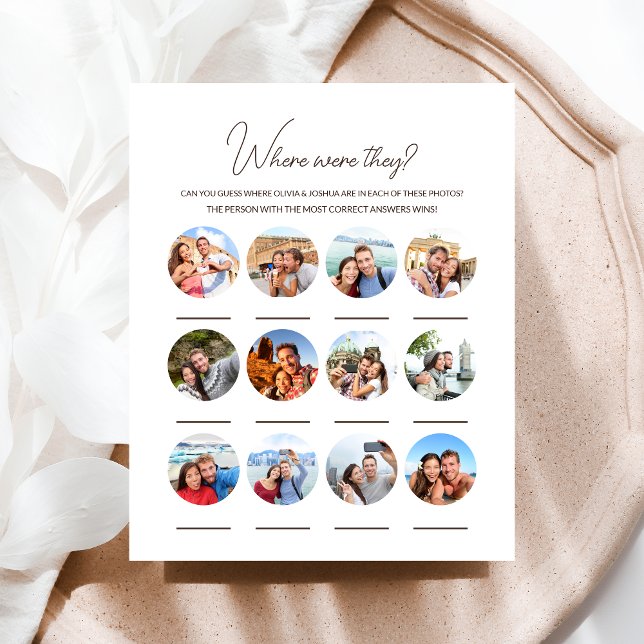 Lámina Dónde Estaban 12 Juegos De Participación De Bodas  (Subido por el creador)