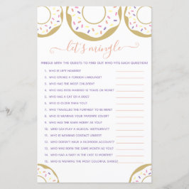 Lámina Donut salpicado de amor Vamos a hacer un juego