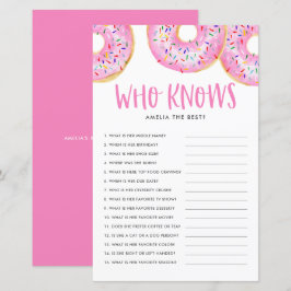 Lámina Donuts rosados que conocen a mamá como mejor juego