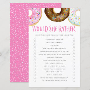 Lámina Donuts rosados y de chocolate preferirían jugar a