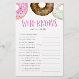 Lámina Donuts rosados y de chocolate que conocen mejor a