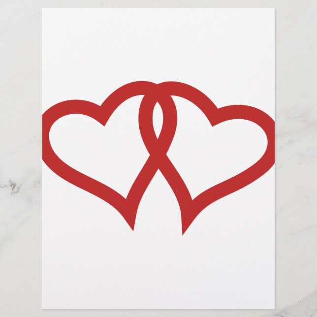 Lámina Dos corazones (Anverso)