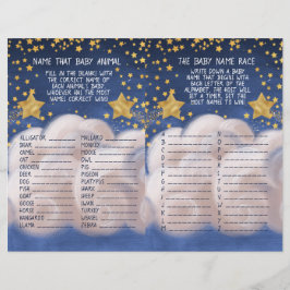 Lámina Dos en un bebé: Animales y Nacimiento