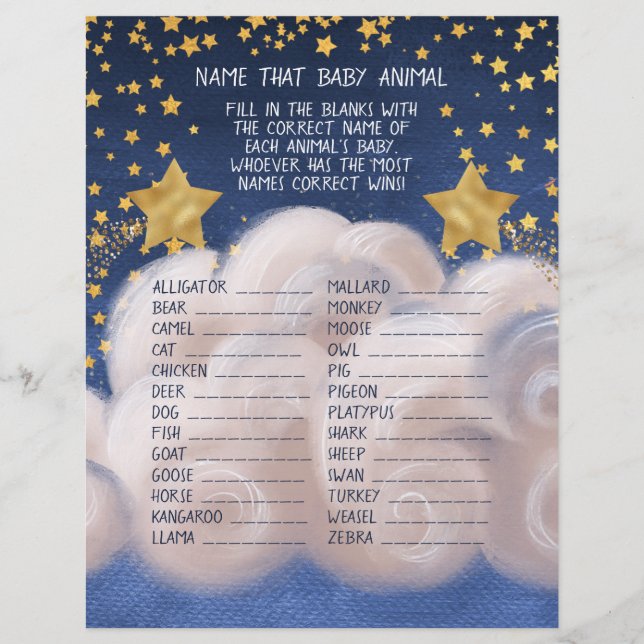 Lámina Dos en un bebé: Animales y Nacimiento (Anverso)