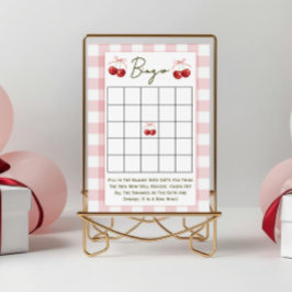 Lámina Double sided baby shower games Cherry Sweet 
