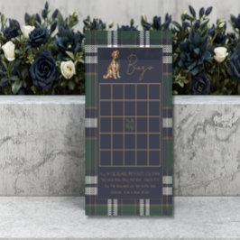 Lámina Double sided baby shower games Chic Dog Theme