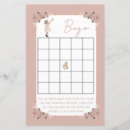 Lámina Double sided baby shower games Sugar and Spice