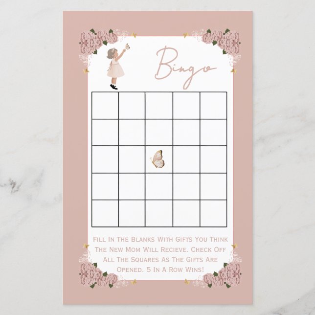 Lámina Double sided baby shower games Sugar and Spice (Anverso)