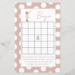 Lámina Double sided baby shower games Sugar and Spice