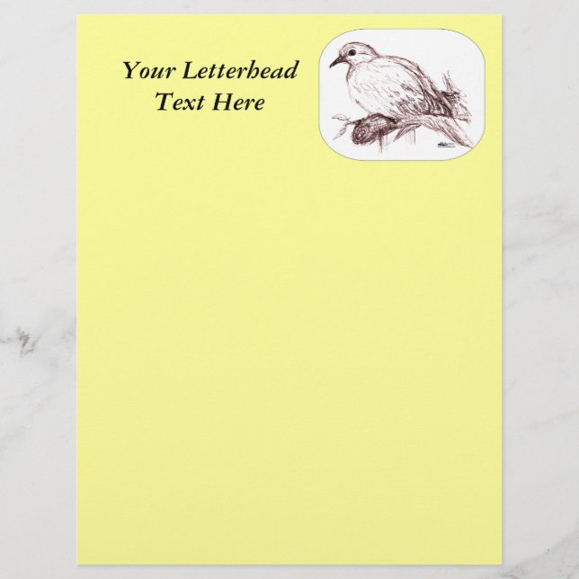 Lámina Dove Baby de duelo (Anverso)