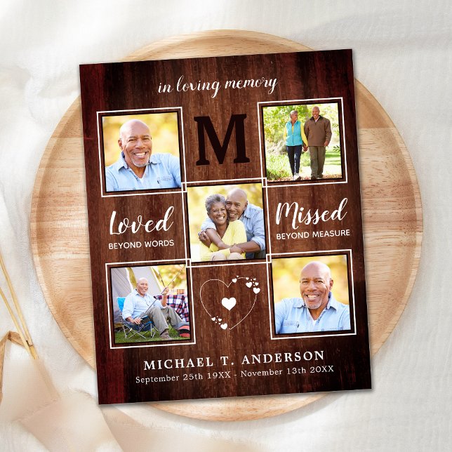 Lámina Doy las gracias al funeral de Budget Rustic 5 Coll (Subido por el creador)