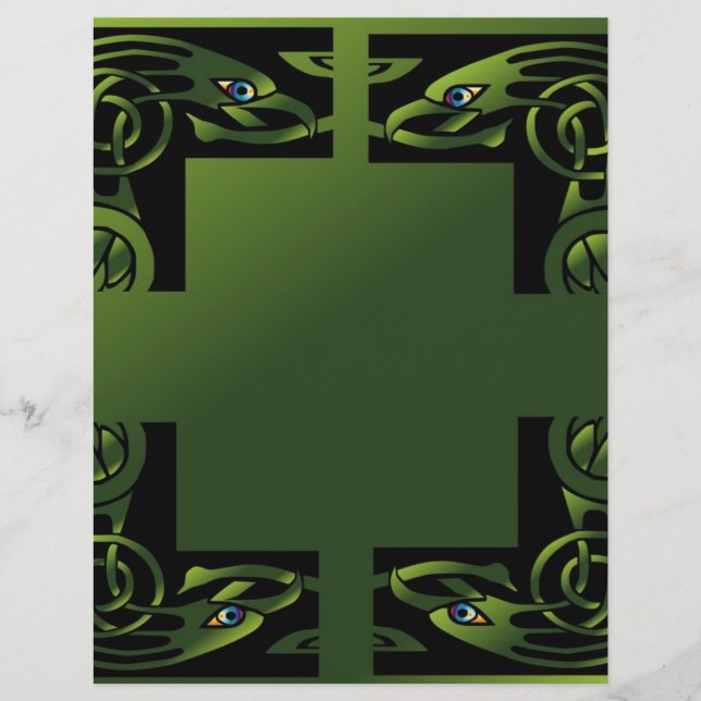 Lámina Dragón celta (Anverso)