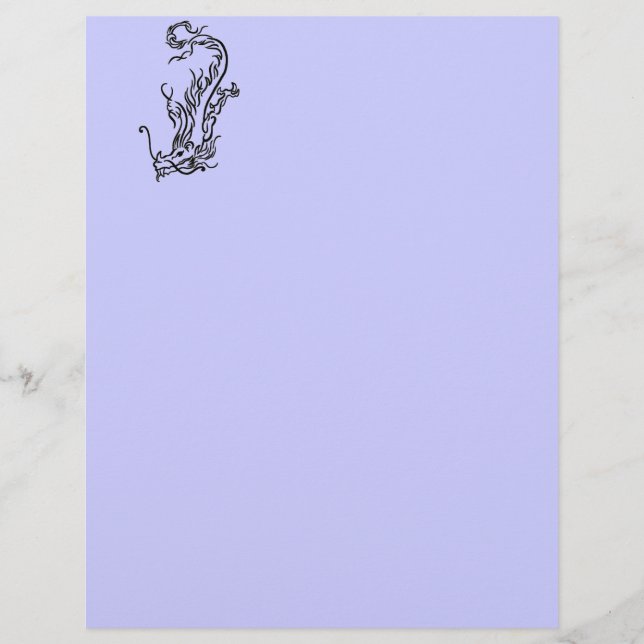 Lámina Dragón de buceo (Anverso)