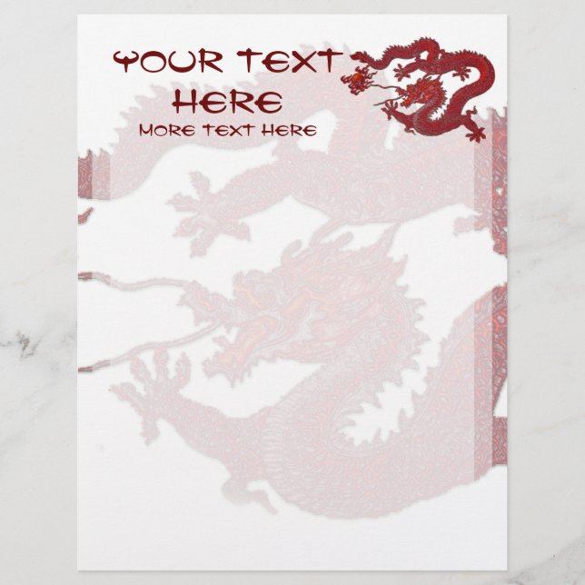 Lámina Dragón de cera roja (Anverso)