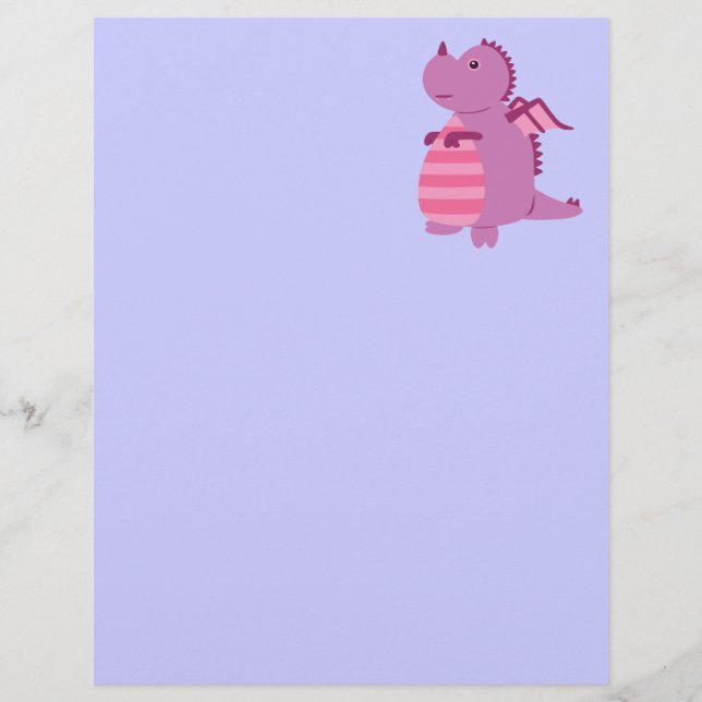 Lámina Dragón de Cute (Anverso)