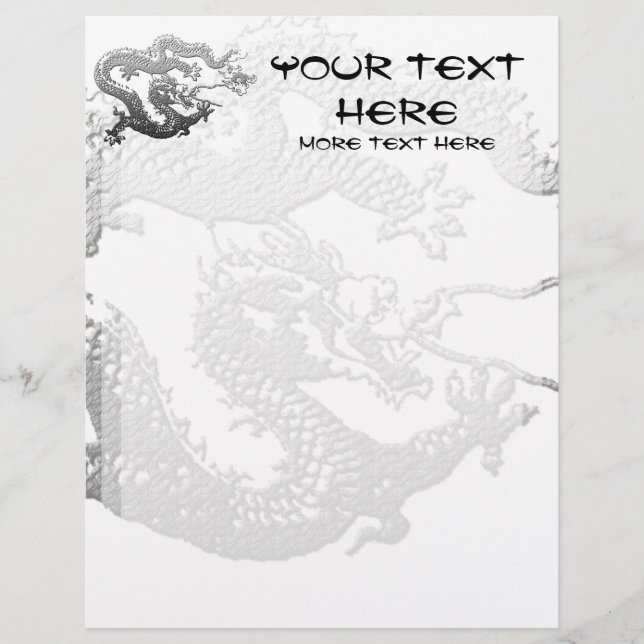 Lámina Dragon de pintura cromada (Anverso)