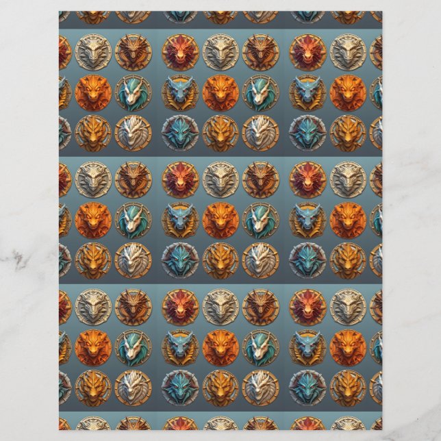 Lámina Dragones SCV 28 (Anverso)