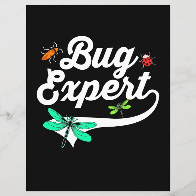 Lámina Dragonfly Y Bug Expert (Anverso)