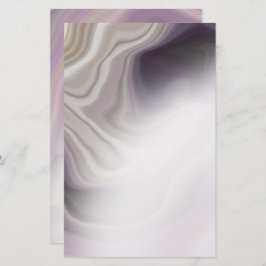 Lámina Dreamy Dusty Plum Agate Blank Stationery