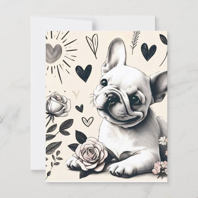 Lámina Dreamy Frenchie (Anverso)