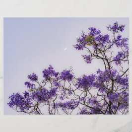 Lámina Dreamy pastel spring tree Scrapbook Paper