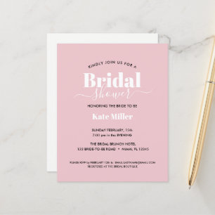 LÁMINA DUCHA BRIDAL NEGRITA Y BLANCA NEGRA