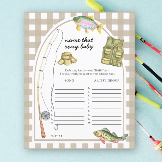 Lámina Ducha de bebé de Fishman - Nombra a esa canción de (Subido por el creador)