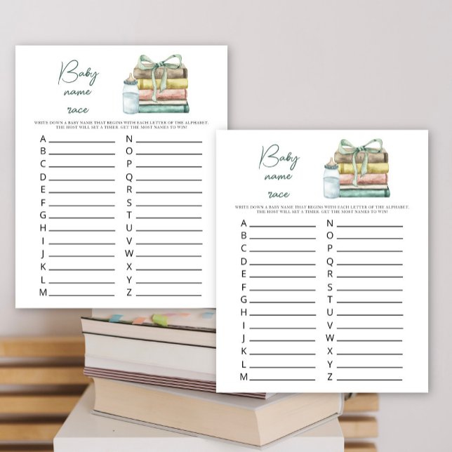 Lámina Ducha de bebé de Storybook - Juego de carreras de  (Subido por el creador)