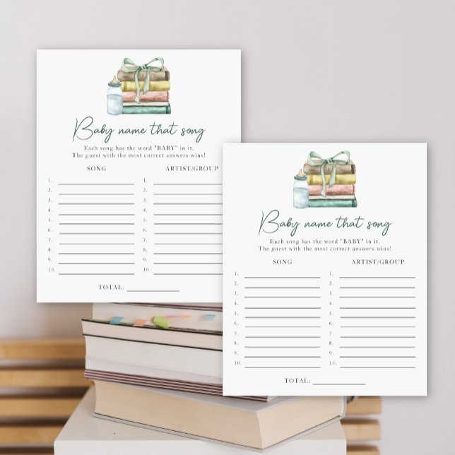 Lámina Ducha de bebé de Storybook - Nombre ese juego de c (Subido por el creador)