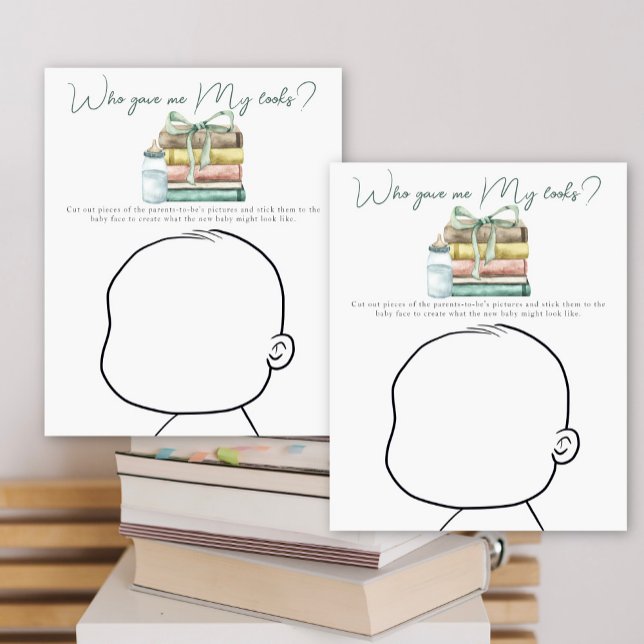 Lámina Ducha de bebé en un libro de cuentos - ¿Quién me d (Subido por el creador)