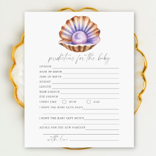 Lámina Ducha de bebé Pearl - Predicciones y consejos para