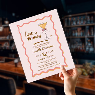 Lámina Ducha de Novia Café Martini Espresso Presupuesto