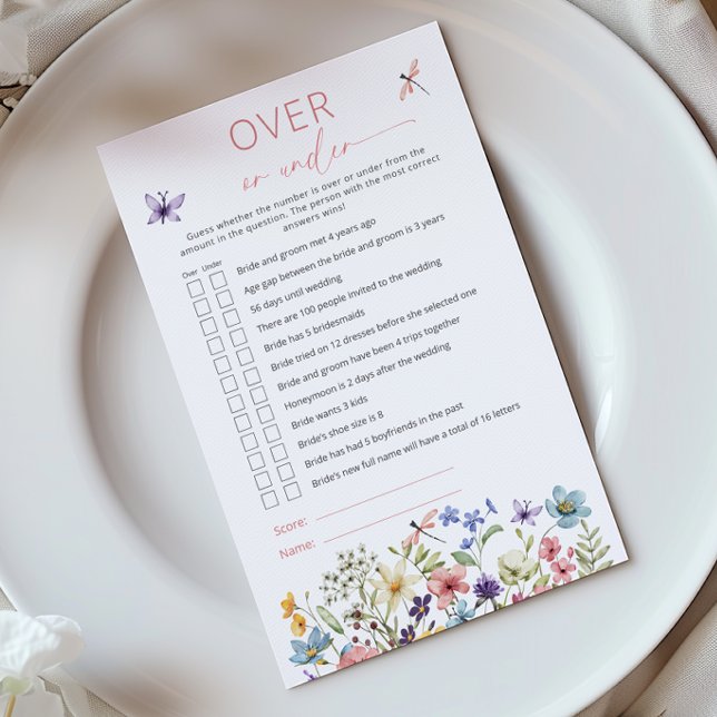 Lámina Ducha de novia en flor silvestre durante el juego (Subido por el creador)