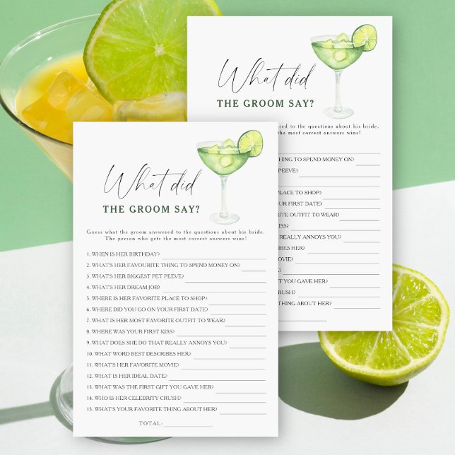 Lámina ducha de novia Margarita Qué dijo el novio (Subido por el creador)