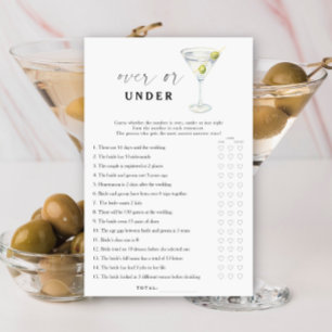 Lámina Ducha de novia martini seca