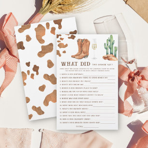 Lámina Ducha de novia occidental ¿Qué dijo el novio?