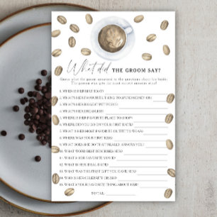 Lámina Ducha de novia ¿Qué dijo el novio?