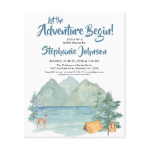 Ducha de novias de Budget Rustic Mountain Adventur