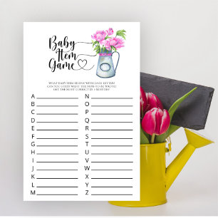 Lámina Ducha floral para bebés. Juego de artículos para b