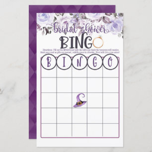 Lámina Ducha nupcial BINGO Esta bruja se está volviendo g