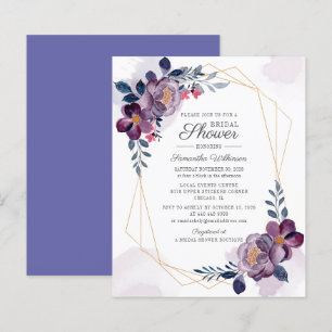 Lámina Ducha nupcial de color morado